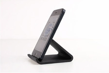 3D Printed Universal Phone Stand Black PETG Desk Holder for iPhone Android
