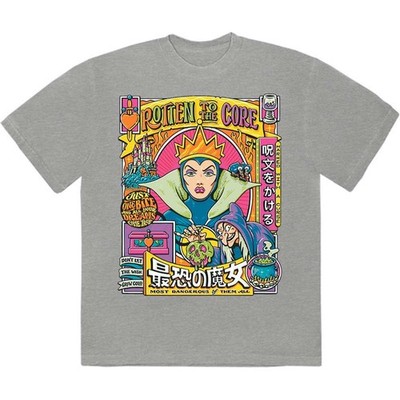 Disney Snow White 'Evil Queen Rotten To The Core' (Grey) T-Shirt
