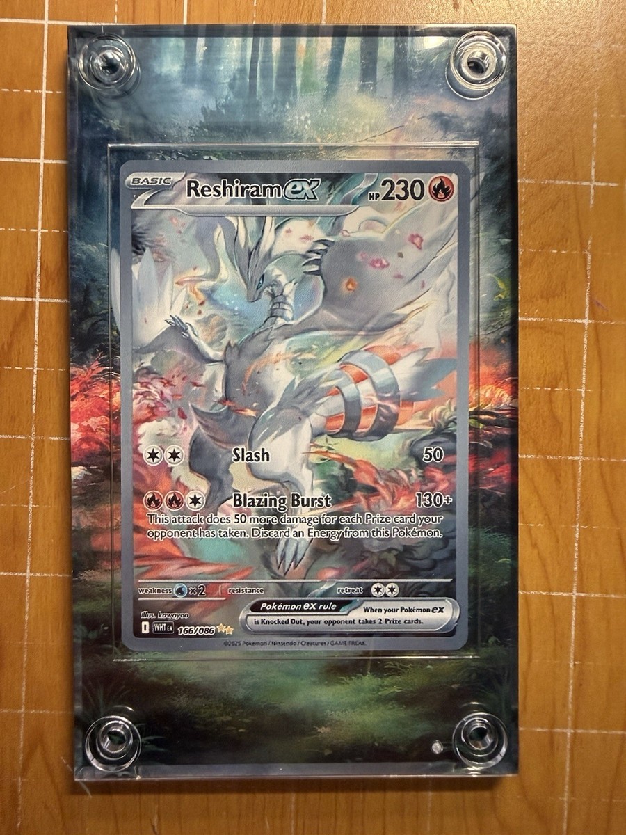 Reshiram EX English SIR 166/086 White Flare Pokemon Extended Art