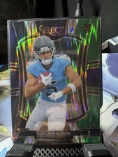 2025 Select - Premier Level Elic Ayomanor #127 Black & Green Shock Prizm (RC)