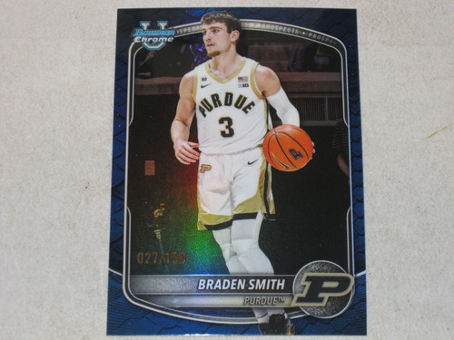 2025-26 Bowman Chrome Prospect Blue Reptilian #94 Braden Smith 027/150