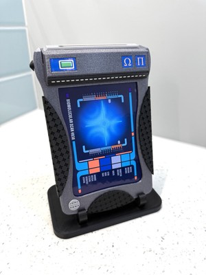 Star Trek Modell - Nemesis Tricorder mit Ständer - 3D Druck - Cosplay