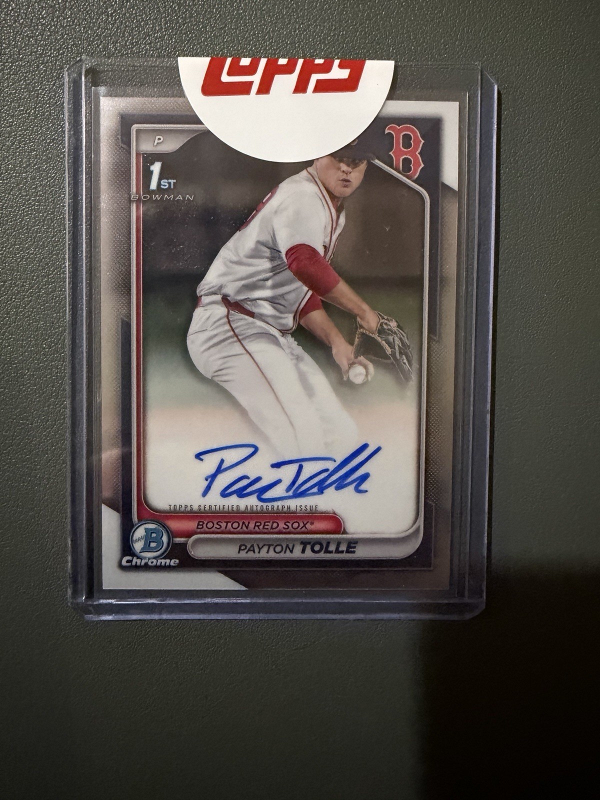 2024 Bowman Draft - Chrome Prospect Autographs Payton Tolle #CPA-PT (AU, RC)