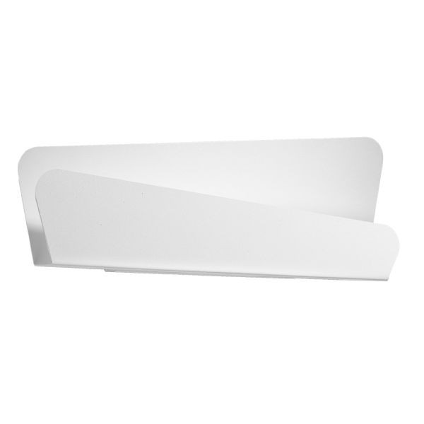 Applique G9 acier blanc Bascia pour éclairer un couloir sombre