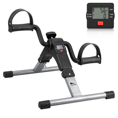 Folding Pedal Exerciser Mini Exercise Bike Under Desk Bike Pedal