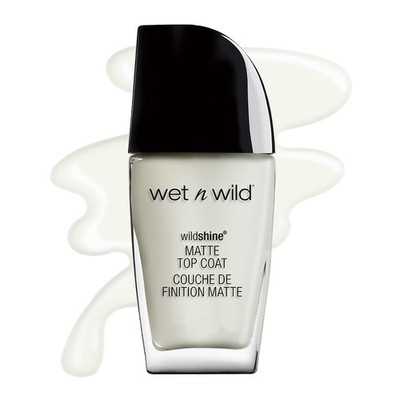 wet n wild Wild Shine Nail Polish, 0.41 Fl Oz (Pack of 1), Matte Top Coat