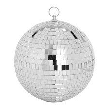 Mirror Ball, 8 inch Reflective Light Dance Disco Balls with Hanging Ring for DJ