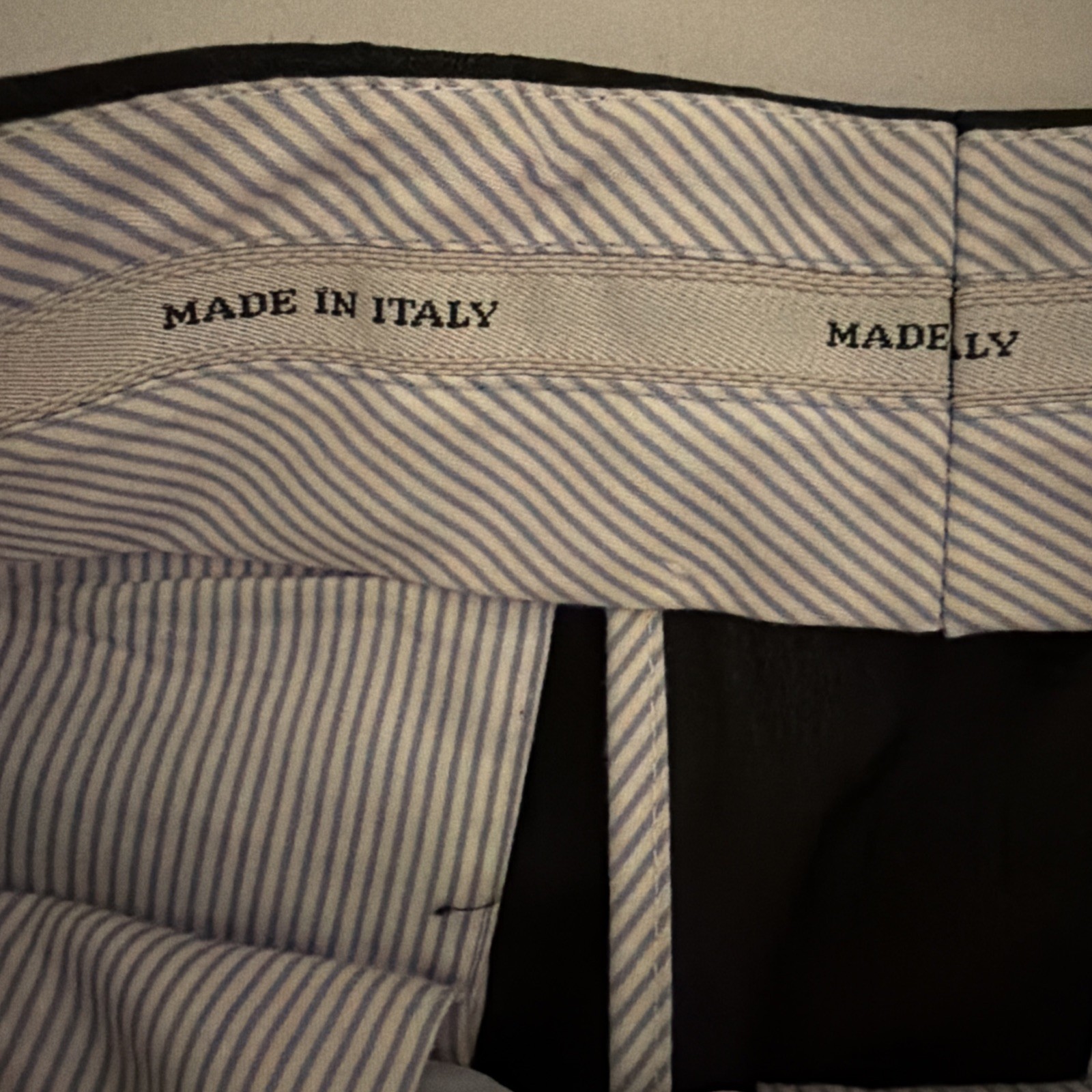 Kirkland Signature Men's 32x29 Dress Pants 100% Pure Wool Pleated Made in Italy image 5
