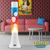 Blob Lamps® MODERN Lava Lamp - White Base - Sunset