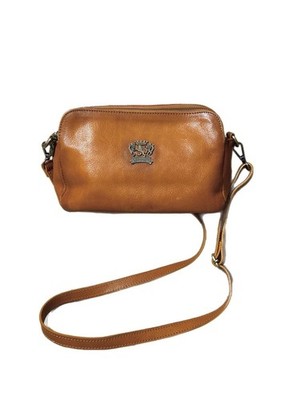 Pratesi Firenze Genuine Leather Made In Italy Adjustable Crossbody Bag