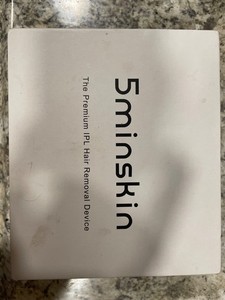 5minskin hair removal, slightly Used, original packaging, slightly used