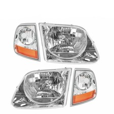 Headlights Parking Corner Lights Pair Fit For 97-03 Ford F15099-02expedition