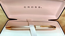 Cross Pinnacle Sterling Silver Ballpoint Pen New In Box Made In USA 902-2