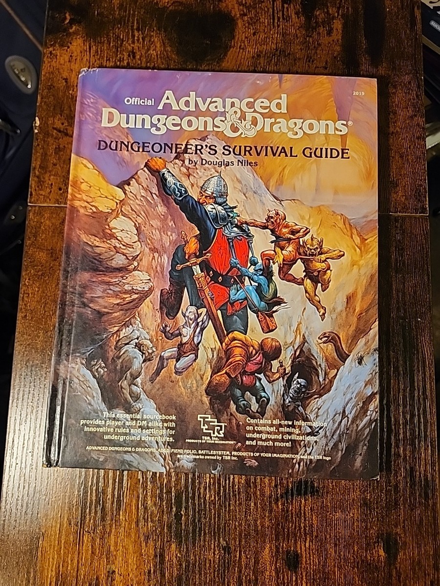 AD&D Dungeoneer's Survival Guide (1986) 1st Edition TSR VG for