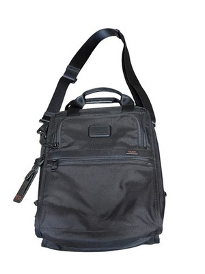 Tumi Alpha 3 medium Travel tote / backpack expandable compartment slots READ