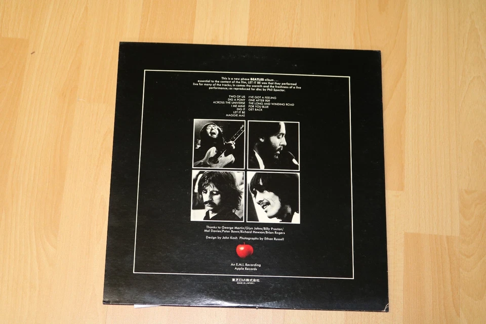 The Beatles –"Let it be"  Vinyl EAS-80561  Japan Pressung OBINachdr. & Insert NM - Bild 3 von 3