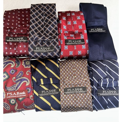 Menge 8 Joseph A Bank Executive Collection Krawattenstreifen Paisley geometrisch