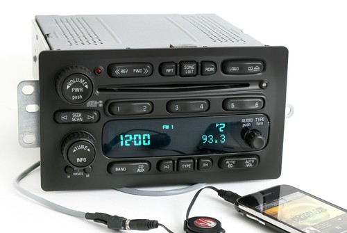 Chevy GMC 2005-2009 Truck Radio AM FM 6 Disc CD Player w Aux mp3 Input 10359577