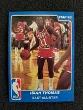 1983 Star All Star Game ISIAH THOMAS ROOKIE card # 11 (1st official card)  [C9]. rookie card picture