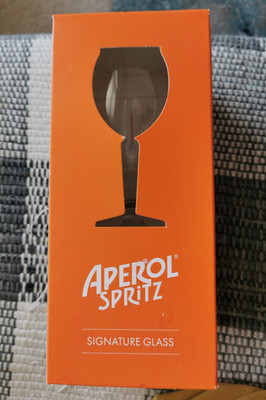 Aperol Spritz Signature Glas (Cocktails, Wein etc.) - Neu im Karton