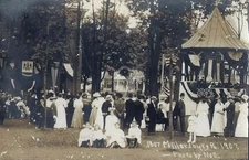 1807 - 1907 Centennial Park Millersburg PA Pennsylvania RPPC Photo Postcard COPY