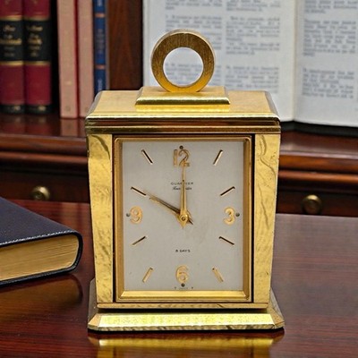 Guardier Four Caster 8 Day Swiss Clock 15J Barometer Thermometer Hygrometer