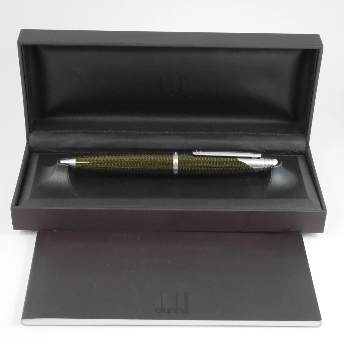 ダンヒル AD2000 ボールペンカーボンファイバー dunhill AD2000 Carbon Fibre Ballpoint Pen (MINT) + Box FREE