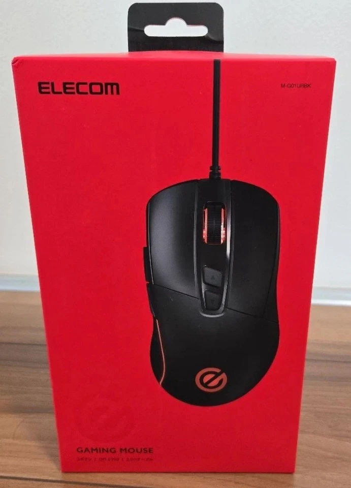 ELECOM M-G01UR Gaming Mouse Black Unopened - Image 2 of 3
