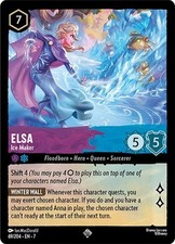 Ravensburger Disney Lorcana Elsa - Ice Maker 69/204 Floodborn Rare Foil EN