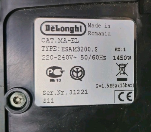 DeLonghi Magnifica ESAM3200.S 1450W Ersatzteile - Bild 2 von 2