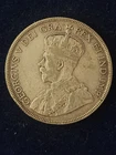1936 Canadian 50 Cents Silver Coin