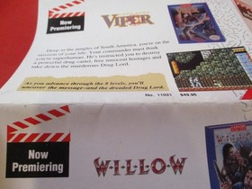 Capcom Craze Club Nintendo NES Promo Poster Insert ONLY Mega Man Ducktales #C