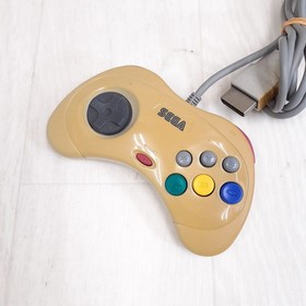 Sega Saturn Japanese white console bundle with 2 controllers & cables tested