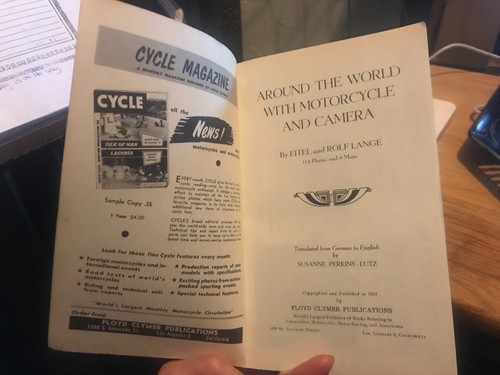 Around the World With Motorcycle and Camera, Eitel & Rolf Lange 1957 - Picture 2 of 5