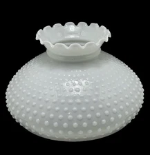 Opal Hobnail Student Shade With A Crimp Top And A 11.75" Fitter Nice