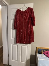 Vince Camuto Women's Red Midi dress, Size 18w