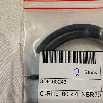 O-Ring Seal 60 x 4 NBR70 Rubber Gasket, MPN 3DIC00243