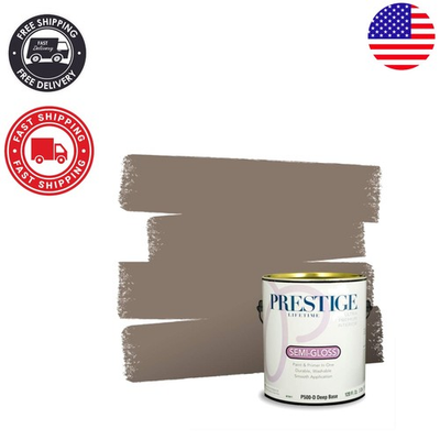 #ad Elegant Semi Gloss Interior Paint amp; Primer Combo 1 Gallon Behr Grizzly Match $96.89