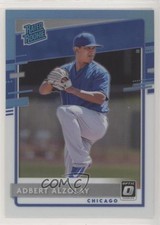 2020 Panini Donruss Optic Retail Carolina Blue & White Prizm Adbert Alzolay d4e