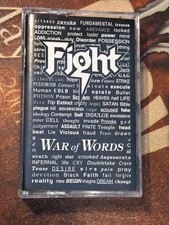 FIGHT War of Words Cassette Tape 1993 Original US Epic ET57372 Rob Halford CD