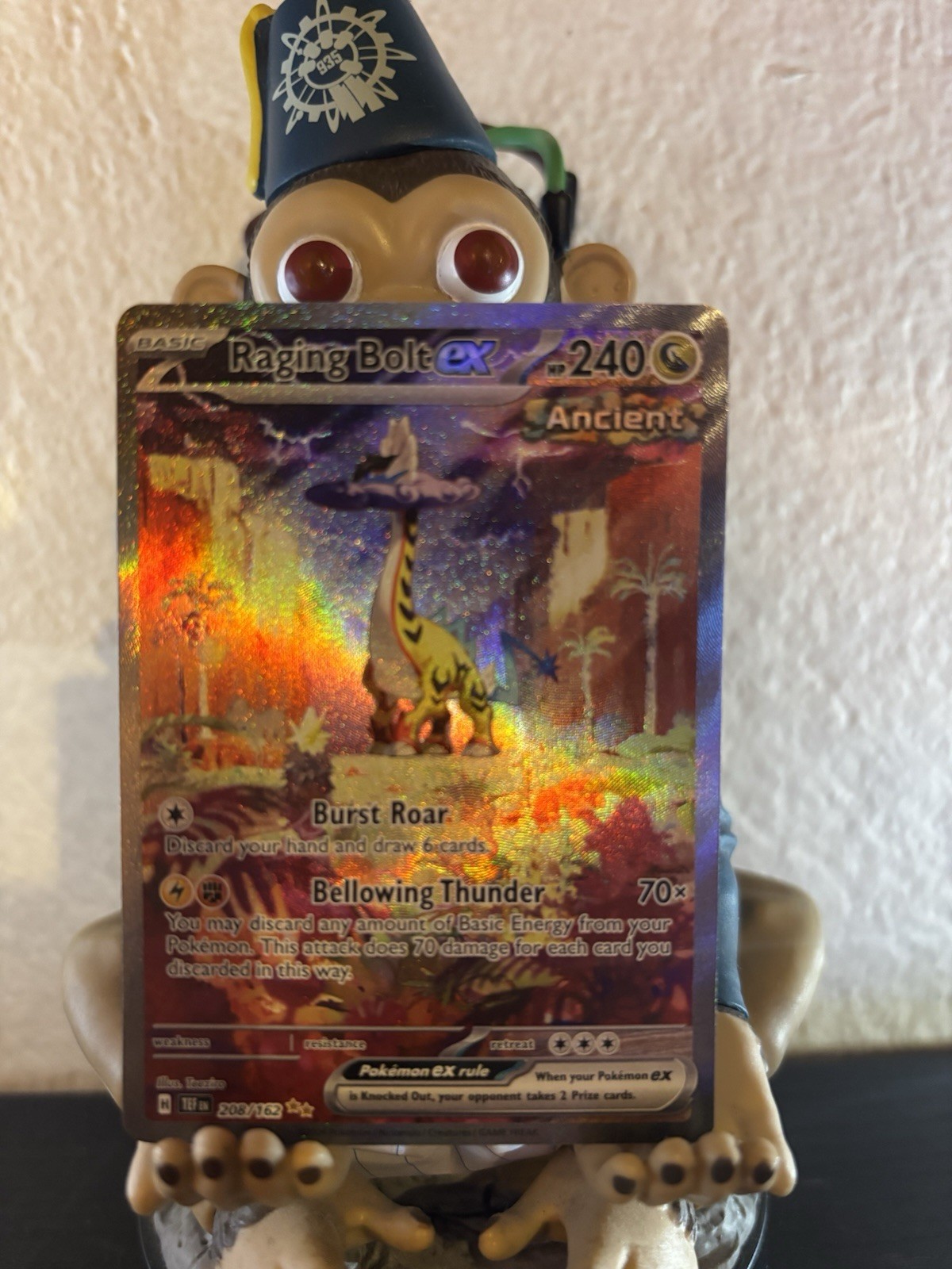 The Pokémon Company Raging Bolt ex 208/162 SV05 Temporal Forces SIR Holo ENG