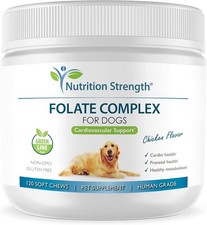Nutrition Strength Folate for Dogs to Promote Cardiovascular Prenatal Health...
