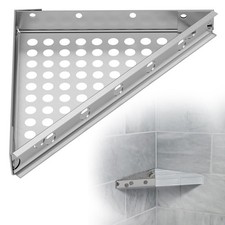 Floating Corner Shower Bench Kit  Custom Corner Shower Seat for Bathroom Remo...
