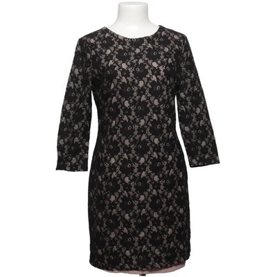 Mango Suit, Kleid, Größe: M, Schwarz/Beige, Blumen, Spitze, Damen #sFB
