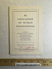 Vintage The Challenge of Human Engineering Ford Motor Company Booklet