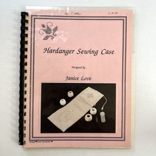 1989 Hardanger Sewing Case Janice Love Embroidery Pattern Booklet Needlework
