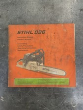 STIHL 036 Chainsaw Owner/Instruction Operator...