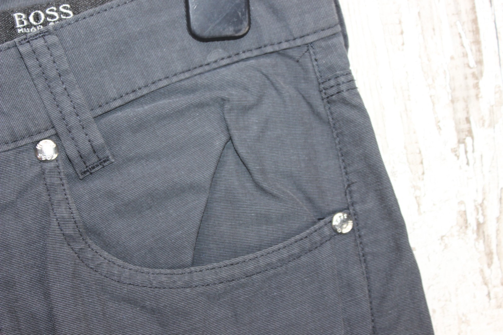 Hugo Boss Alabama Select Line Straight Black Jeans W30 L32 thumbnail 3