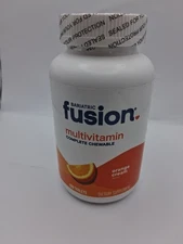 Bariatric Fusion Multivitamin Complete Chewable 120 Tablets Orange Cream Flavor