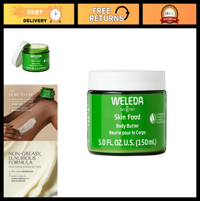 Hydrating Body Butter 5oz - Plant-Based Moisturizer with Shea, Cocoa & Almond Oi